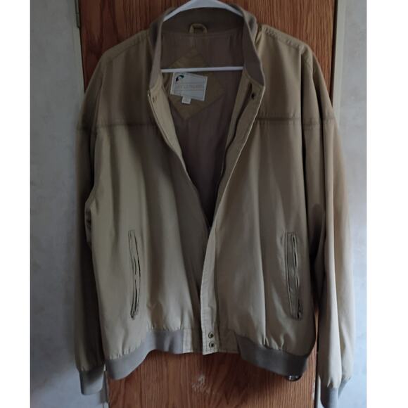 VNTG Arnold Palmer Khaki Golf Windbreaker XL Dadcore Preppy Heritage Sportswear - Picture 9 of 10